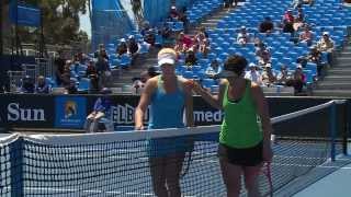 AO Wildcard Playoffs SF Casey Dellacqua v Tammi Patterson [upl. by Justinn]