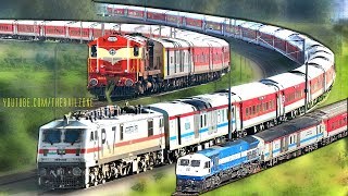 End of an Era  Diesel  Electric  Bangalore RAJDHANI Express  Indian Railways [upl. by Munroe]