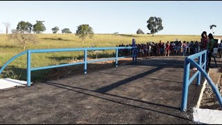 Entrega da nova ponte de aceso a entrada do povoado do Cantinho do Senhor dos Aflitos [upl. by Clova]