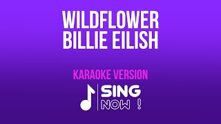 BILLIE EILISH  WILDFLOWER  KAROKE VERSION [upl. by Eilyk628]