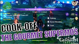 Easy Guide The Gourmet Supremos CookOff  Genshin Impact [upl. by Seiuqram]