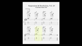 Chord Suspensions amp Resolutions Vol 23 shorts guitar chords music [upl. by Gambrill239]