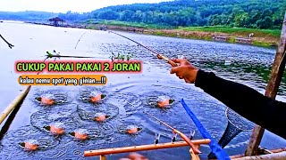 Plung Nyoot  Cukup Pakai 2 Joran kalau Nemu Spot Mancing Yang Ikanya Pada laper [upl. by Nissie544]