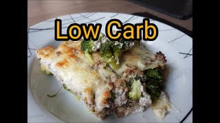 BrokkoliHackfleischGratin  Low Carb 🥦🍲 [upl. by Faydra887]