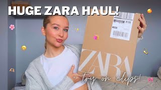 NEW IN ZARA HAUL SPRING  SUMMER 2024 🤍🤩 [upl. by Keefer45]