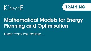 Mathematical Models for Energy PLanning and Optimisation – Hear from the trainer [upl. by Eissed]