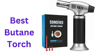 Butane Torch S400 Refillable Kitchen Torch Lighter Creme Brulee [upl. by Akerdal]