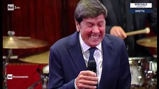 Gianni Morandi canta al Senato della Repubblica Italiana 0852023 [upl. by Asial]