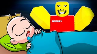 PAPÁ RARO vs BEBÉ NOOB en ROBLOX  WEIRD STRICT DAD con MICHI Y WINKI [upl. by Leorsiy]