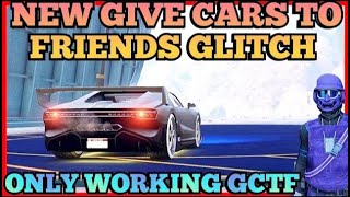 NEW GIVE CARS TO FRIENDS GLITCH GTA5 Only Working FACILITY GCTF GTA V CAR DUPE [upl. by Neelak]