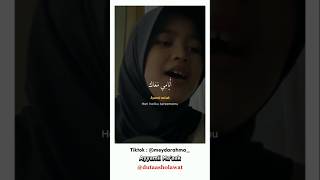 Arabic song quotAyyami Maaakquot by Meyda Rahma sholawatcover cover arabicsong merdusekali storywa [upl. by Lrem]