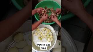 Potatoes clean potato clean short [upl. by Imefulo]