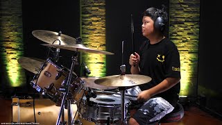 Wright Music School  Victor Huang  Holiday by Green Day  Drum Cover [upl. by Nnayt]