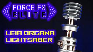 Force FX Elite  Leia Organa Lightsaber Review [upl. by Aihseya]