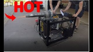 DIY TURBOJET ENGINE  HIGH SCHOOL PROJECT [upl. by Ecniv54]