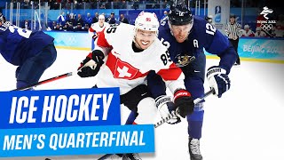 Finland vs Switzerland  Mens Ice Hockey Quarterfinal  Full Replay  Beijing2022 [upl. by Guthry]