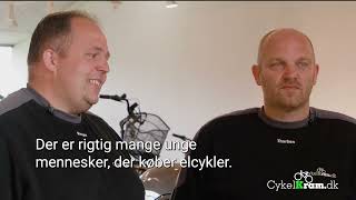 CykelKram Er det kun de gamle der har en elcykel nej nej slet ikke [upl. by Lecrad]