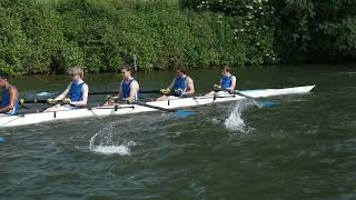 Peterhouse M2 Division 3 Wednesday Cambridge May Bumps 2023 slow motion [upl. by Ykcin844]