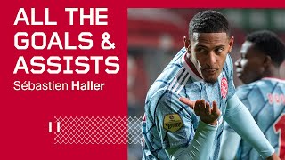 ALL GOALS amp ASSISTS  Sébastien Haller 202021 [upl. by Cruz]