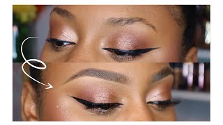 TUTO SOURCILS FACILE EFFET BROW LIFT  UPDATE 2021 [upl. by Lesna]