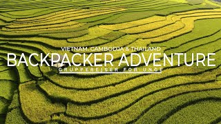 Backpacker Adventure til Vietnam Cambodja og Thailand  Jysk Rejsebureau [upl. by Drof]