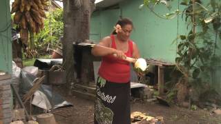 Breadfruit Cooking in Tahiti [upl. by Belle]