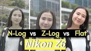 Nikon NLogZLogFlat 区别在哪里？（Nikon Z6Z7） [upl. by Grieve320]