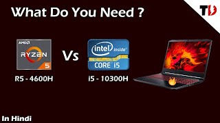 Ryzen 5 4600H Vs Intel Core i5  10300H  Indepth Comparison [upl. by Llenreb668]