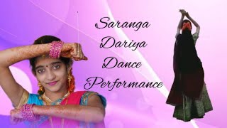 Saranga dariya dance cover  saipallavi  nagachaitanya  love story  dancing doll [upl. by Pliner499]