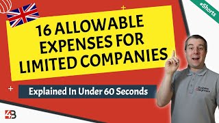 16 Allowable Expenses For Limited Companies  UKBusiness UKBusinessOwner [upl. by Kaleena539]