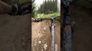 Les Gets Bike Park Piste Noir Fast Descent mtb mountainbikepark mtblife [upl. by Nakhsa]