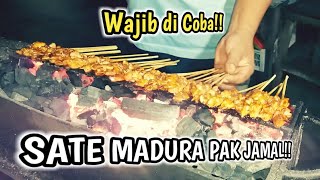 SATE MADURA PAK JAMAL  Samarinda Food [upl. by Cirle]