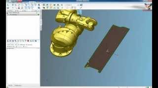 Staubli TX200 programming in SprutCAM [upl. by Nythsa398]