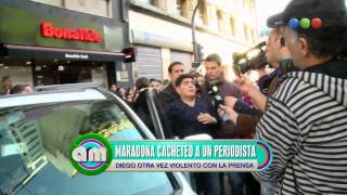 Maradona cachetea a un periodista  Am [upl. by Tengler]