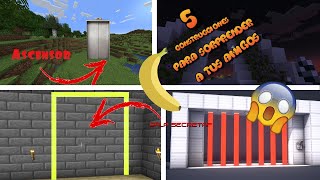 5 Construcciones de Minecraft para Sorprender a tus amigos [upl. by Notrub]