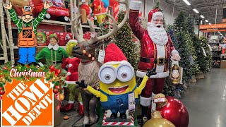 CHRISTMAS DECORATIONS THE HOME DEPOT WALKTHROUGH 2024 [upl. by Rento]