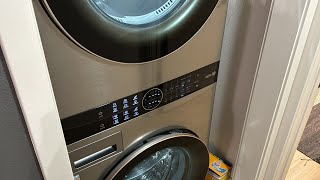 LG Smart Electric Single Unit WashTower REVIEW [upl. by Newob]