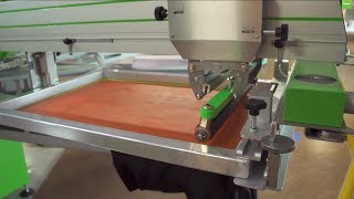 Action Roller Squeegee for ROQ Screen Printing Presses [upl. by Ahtiekal]