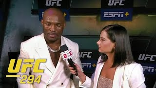 Kamaru Usman points to slow start after UFC 294 loss to Khamzat Chimaev  ESPN MMA [upl. by Zolnay]