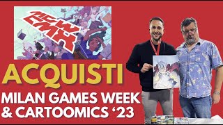 ACQUISTI MILAN GAMES WEEK amp CARTOOMICS 2023 IL POSSENTE UNBOXING [upl. by Dirrej422]