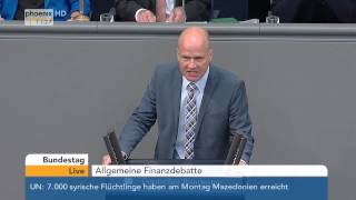 Bundestag Allgemeine Finanzdebatte zum Haushaltsentwurf 2016 am 08092015 [upl. by Jaal]