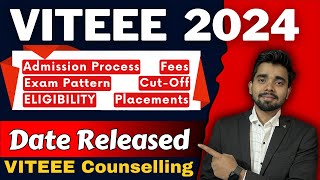 VITEEE 2024 Dates Released  VITEEE Exam Complete Details  Cutoff Fees Exam Pattern Eligibility [upl. by Vander]