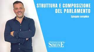 Diritto Costituzionale spiegato semplice struttura e composizione del Parlamento [upl. by Lepley826]