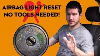 How to Reset the Air Bag Warning Light on a Nissan EASY No tools required [upl. by Larentia]