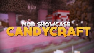 CANDYCRAFT A SWEET DIMENSION  Mod Showcase Minecraft [upl. by Morrell]