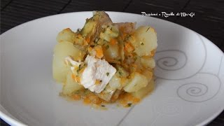 Spezzatino di pollo con carciofi e patate [upl. by Eldnik]