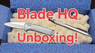 Blade HQ Unboxing Knife and a Pen [upl. by Eledoya]