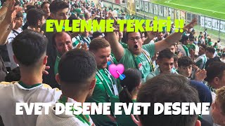 BURSASPOR  MUŞSPOR MAÇI TRİBÜN ÇEKİMİ [upl. by Brote]