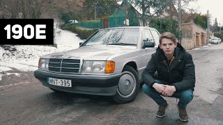 Mercedes 190E használtteszt  a Baby Benz W201 [upl. by Anirhtak]