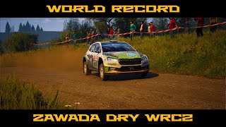 EA Sports WRC 24  World Record  Time Trial  Poland Stage 8 Zawada Dry  WRC2 [upl. by Nylecsoj]